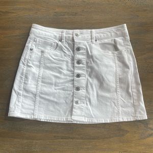 AE White Mini Skirt
